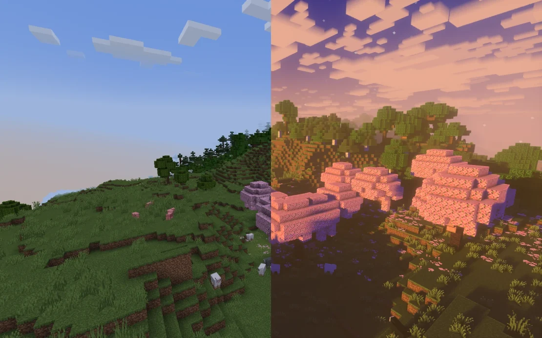 sueer duper vanilla shaders minecraft