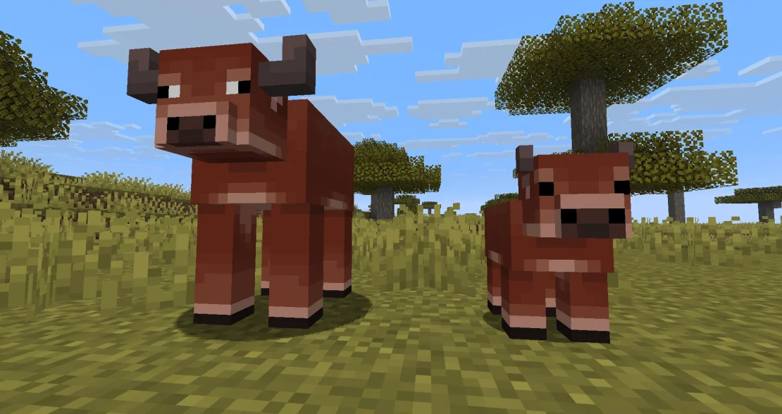 warm cow minecraft