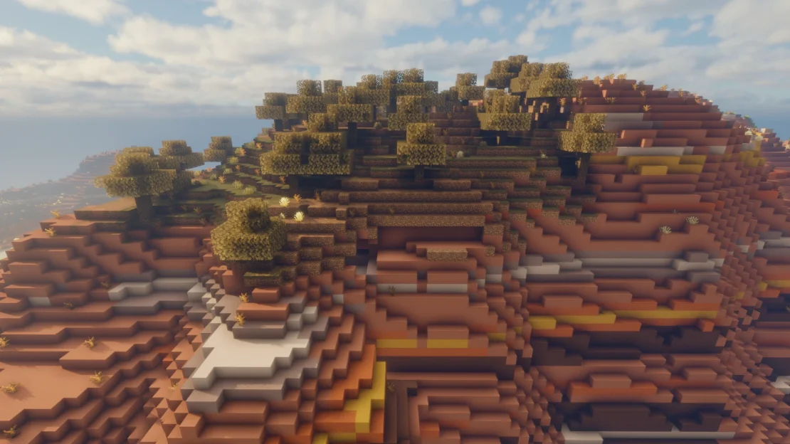 wooded badlands minecraft