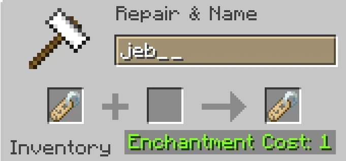 jeb name tag minecraft