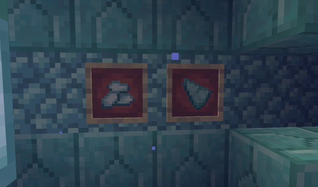 prismarine shard and prismarine crystal minecraft