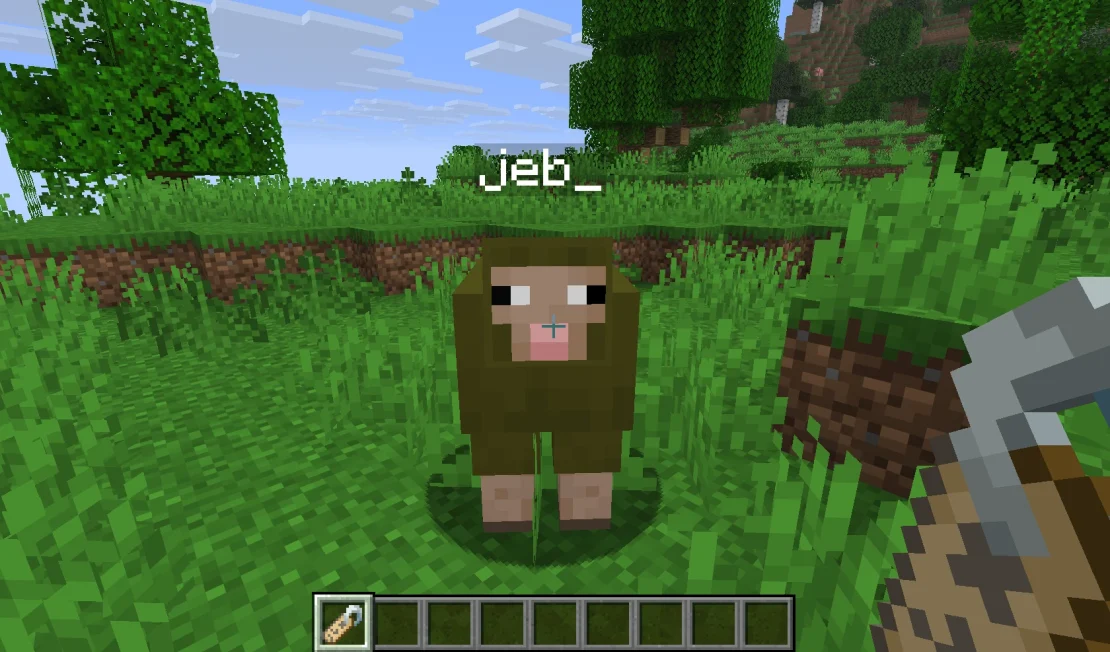 rainbow sheep minecraft