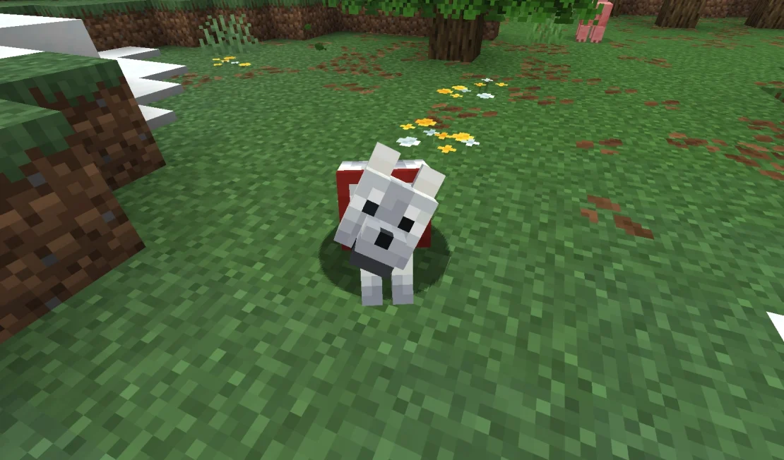 snowy wolf minecraft