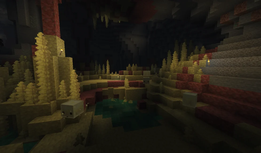sulfur caves minecraft