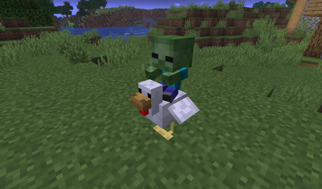 zombie chicken jockey minecraft
