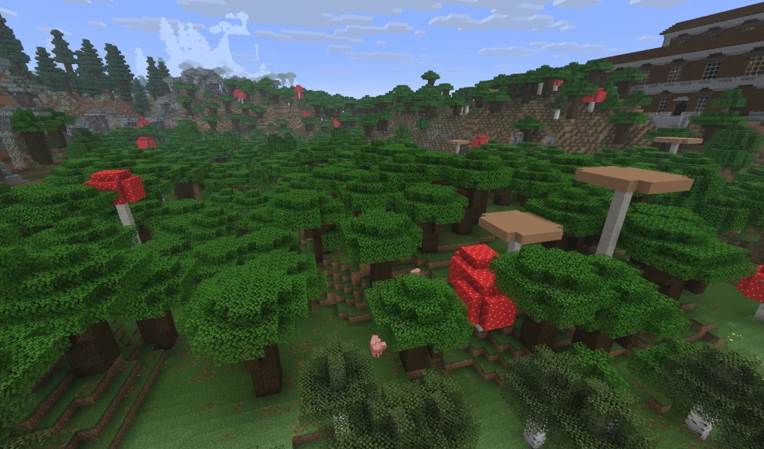 dark forest biome minecraft