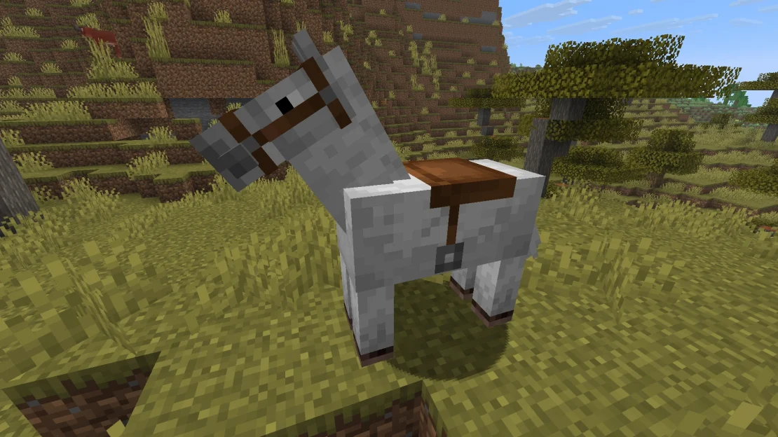 horse in saddle minecraft