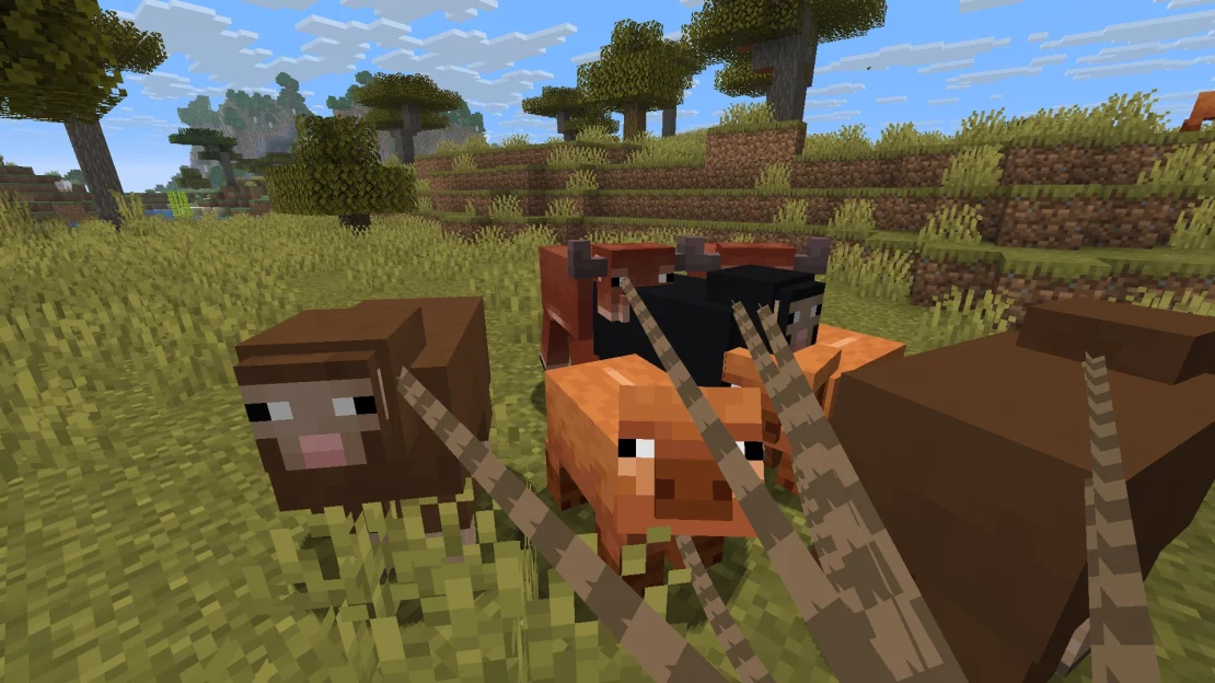 mobs on lead minecraft
