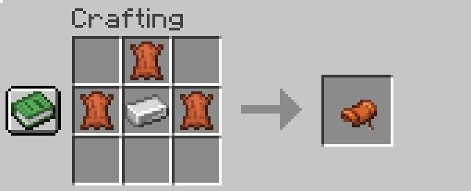 saddle recipe minecraft