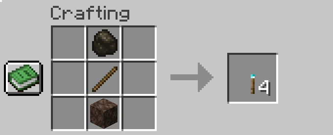 soul torch recipe minecraft