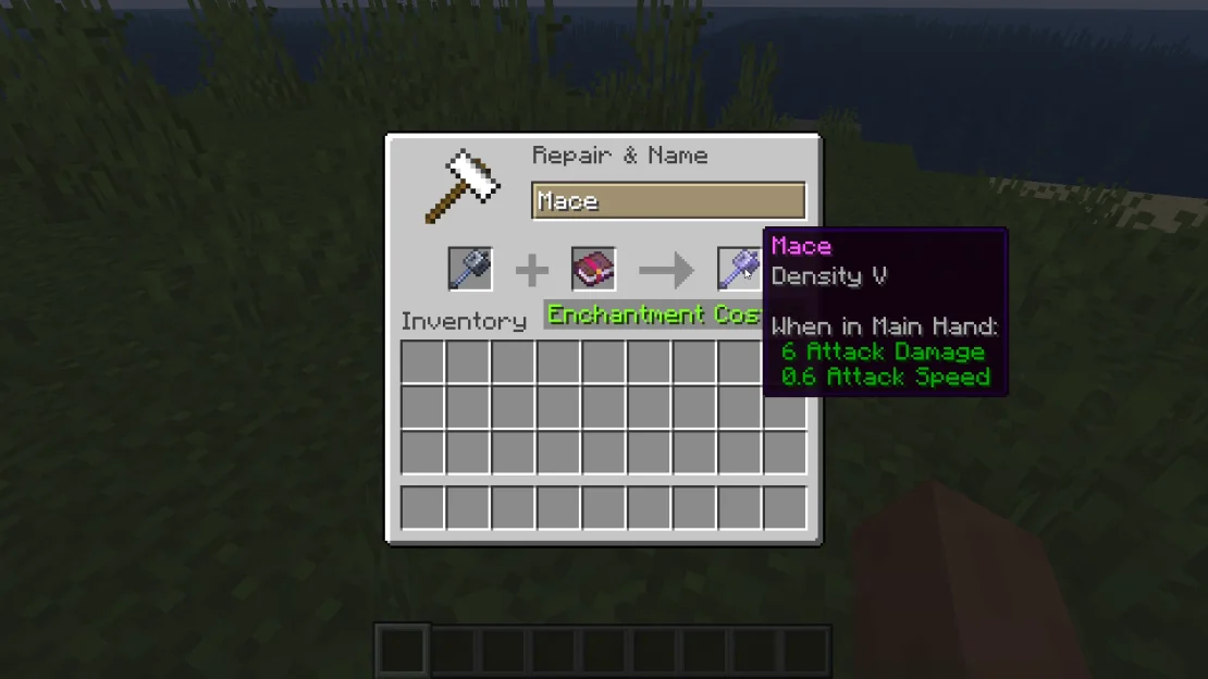 density enchantment minecraft
