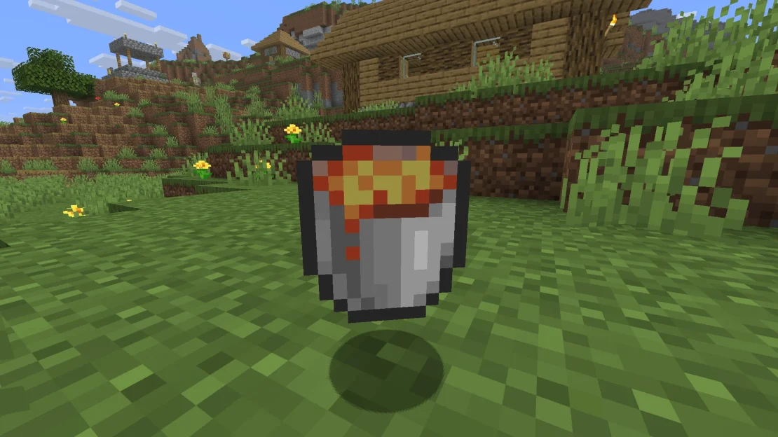 lava bucket minecraft