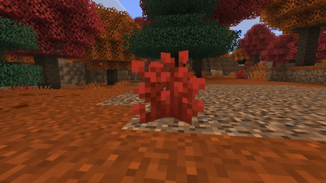 red shrub minecraft