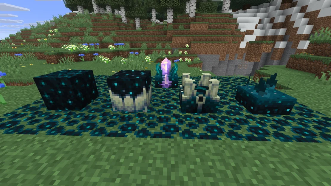 sculk blocks minecraft
