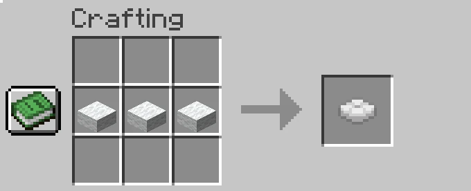 cushion crafting recipe minecraft
