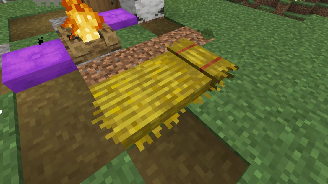 straw bed minecraft