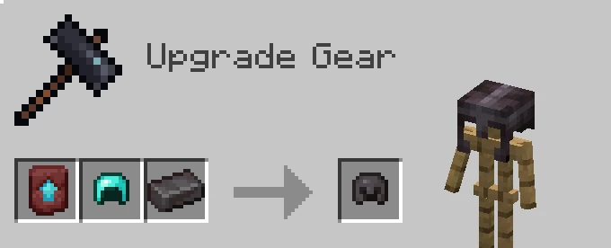 upgrade diamond to netherite minecraft