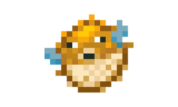 Minecraft Pufferfish poster