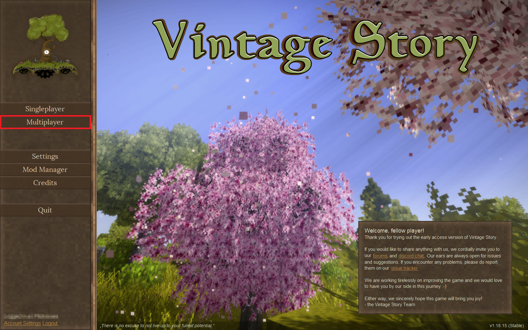 How to connect Vintage Story 1