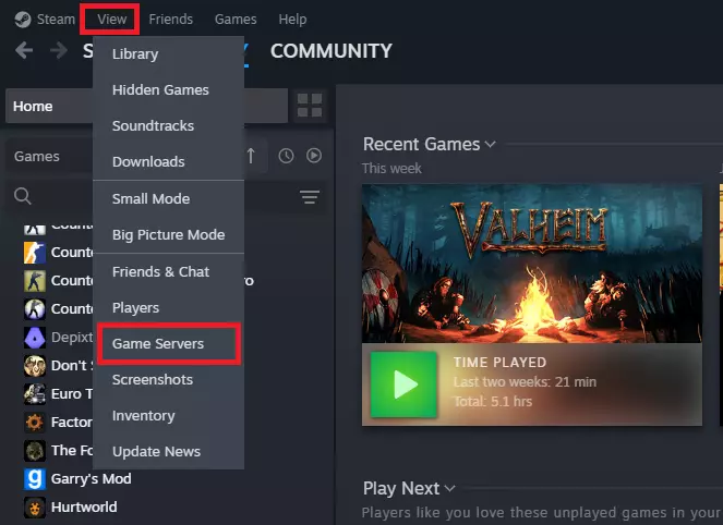 How to connect Valheim 1