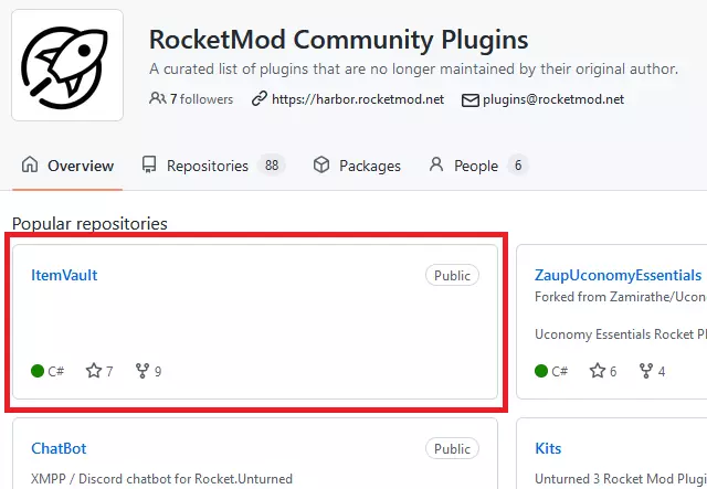 How to install Rocketmod plugins on server 1
