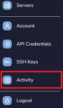 How to check server activity 1