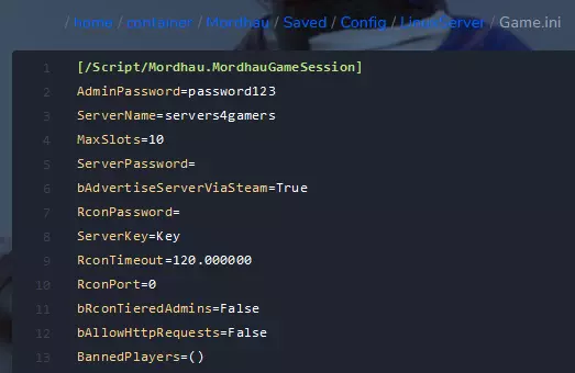 How to configure Morshau server 1