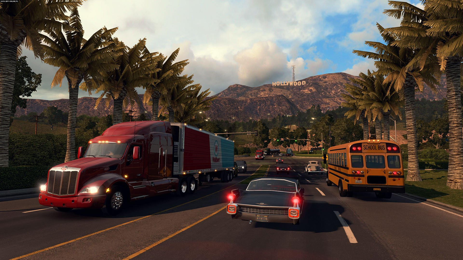 This picture shows landscape from American Truck Simulator