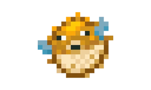 Minecraft Pufferfish logo